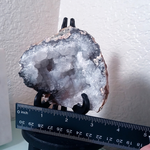 Calcite Geode with Geoithe Inclusions - Picture 4 of 5